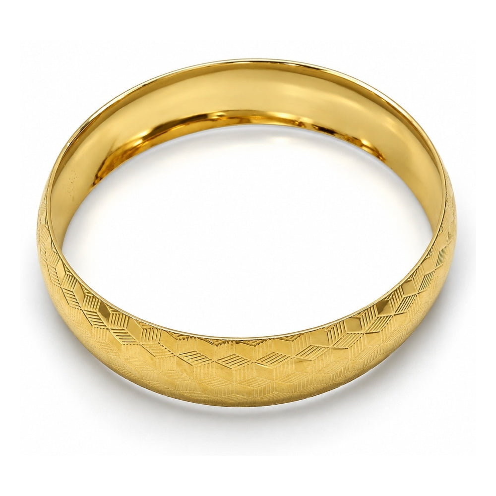 Oro Laminado Individual Bangle, Gold Filled Style Polished, Golden Finish