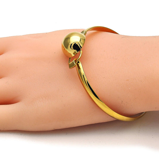 Oro Laminado Individual Bangle, Gold Filled Style Polished, Golden Finish