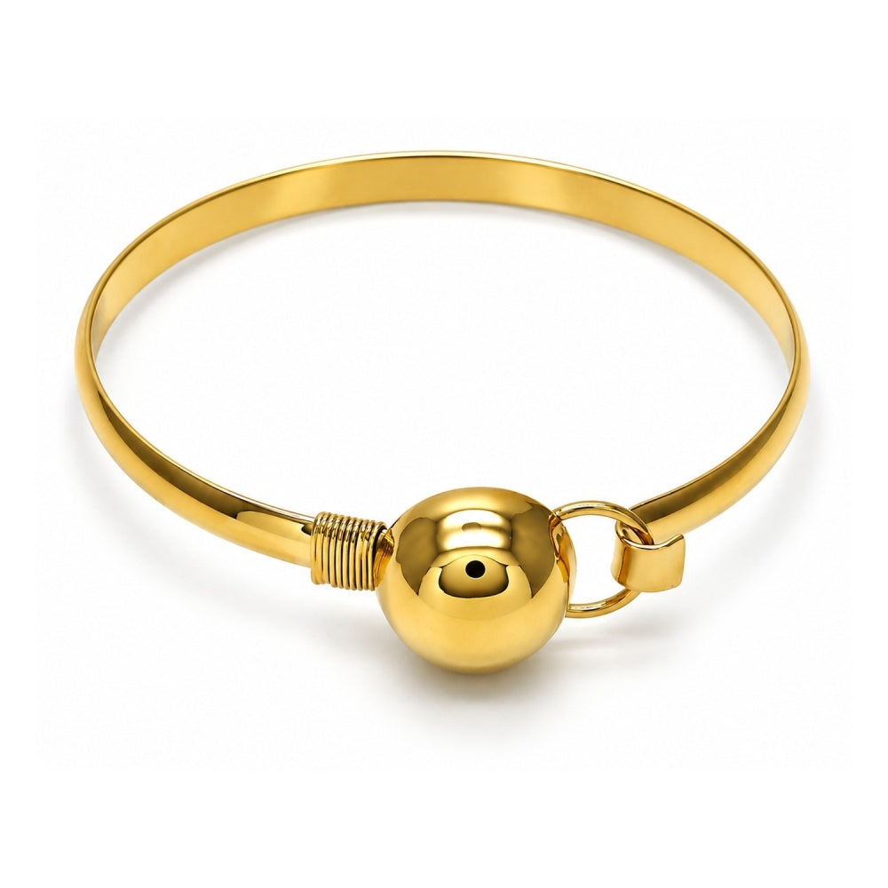Oro Laminado Individual Bangle, Gold Filled Style Polished, Golden Finish