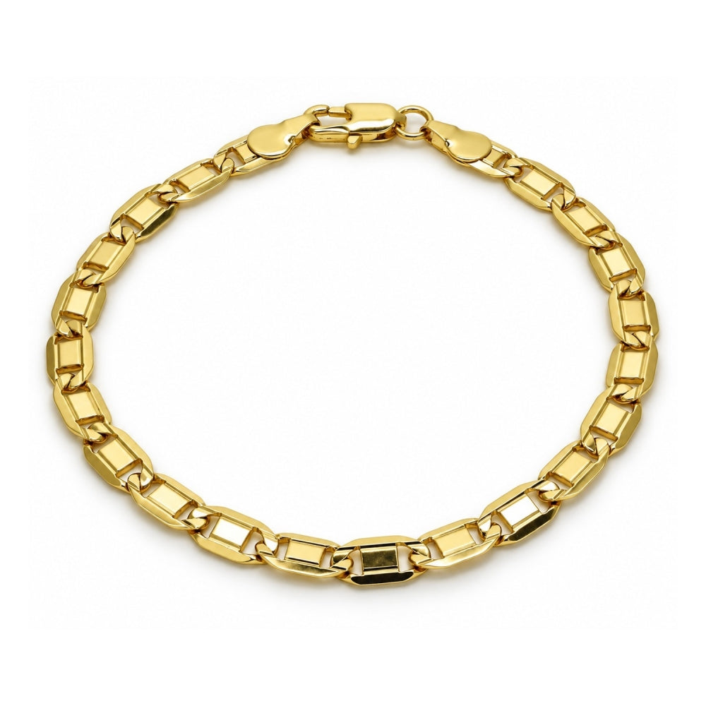 Oro Laminado Basic Bracelet, Gold Filled Style Polished, Golden Finish
