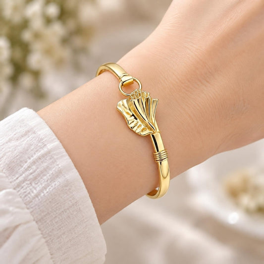 Oro Laminado Individual Bangle, Gold Filled Style Polished, Golden Finish