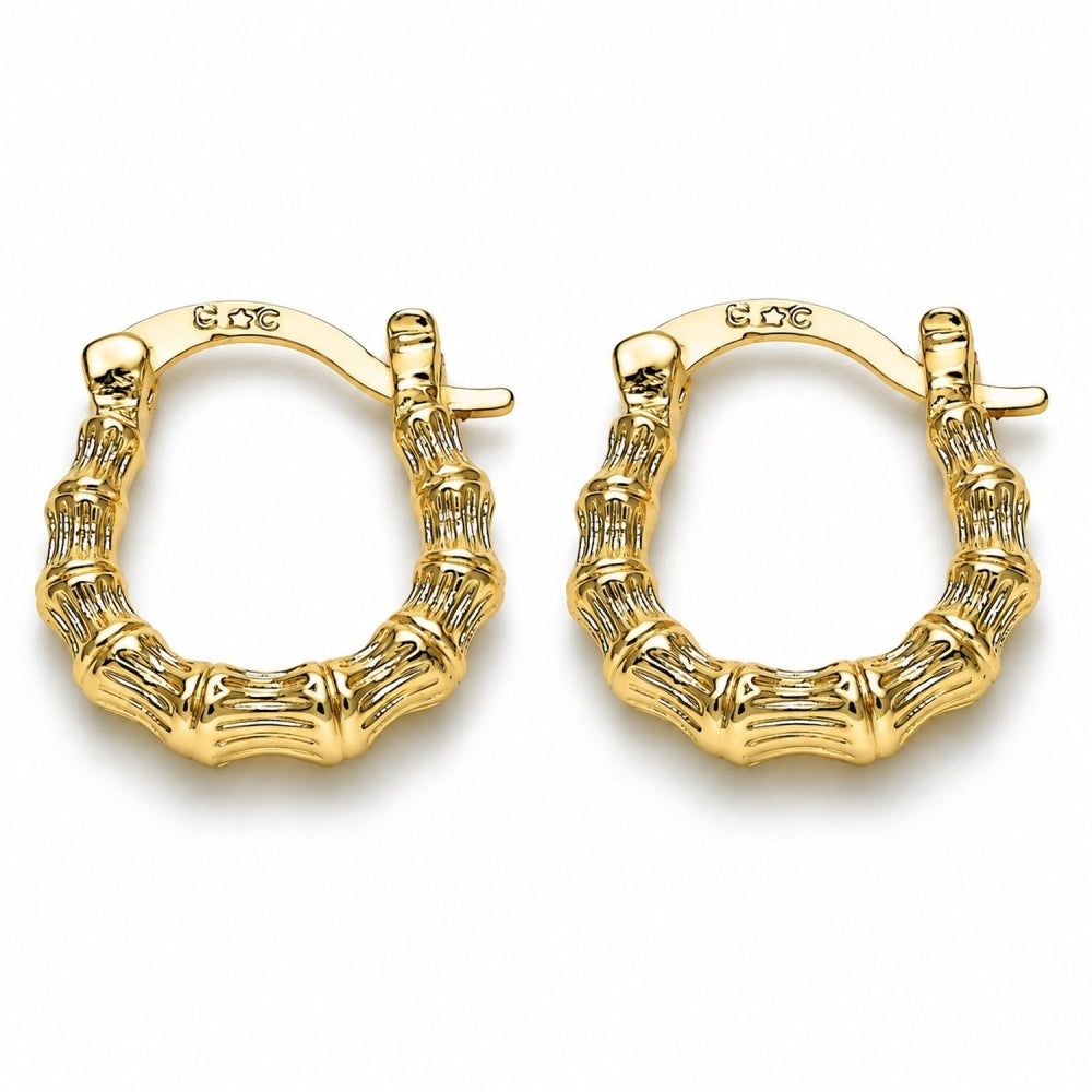 Oro Laminado Small Hoop, Gold Filled Style Polished, Golden Finish