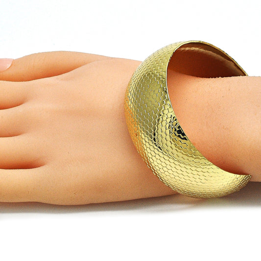 Oro Laminado Individual Bangle, Gold Filled Style Polished, Golden Finish