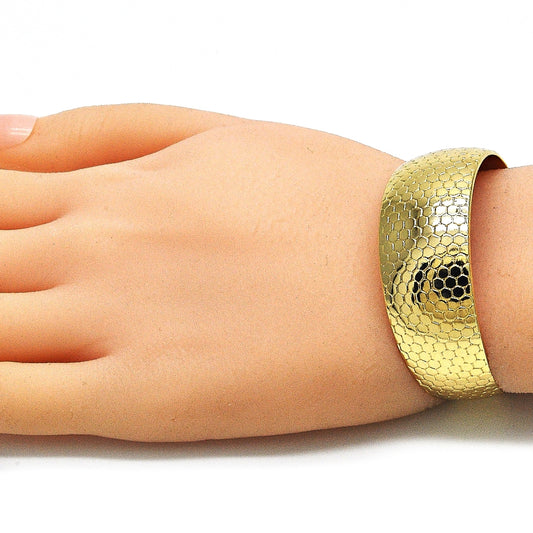 Oro Laminado Individual Bangle, Gold Filled Style Polished, Golden Finish