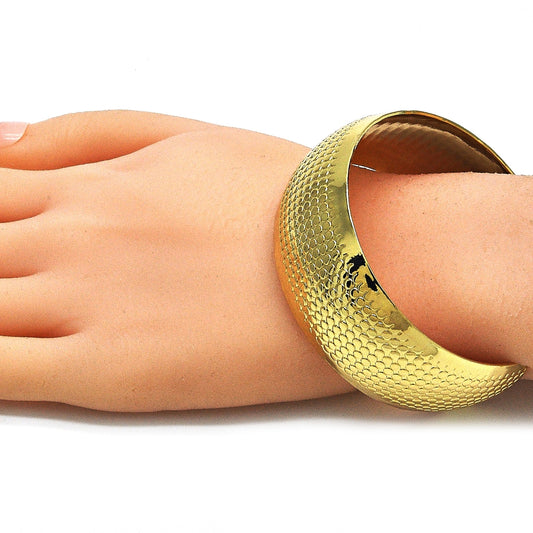 Oro Laminado Individual Bangle, Gold Filled Style Polished, Golden Finish