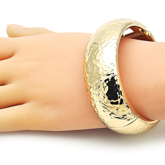 Oro Laminado Individual Bangle, Gold Filled Style Polished, Golden Finish