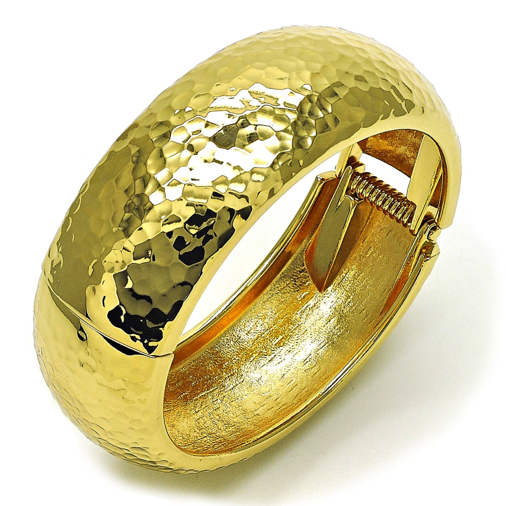 Oro Laminado Individual Bangle, Gold Filled Style Polished, Golden Finish