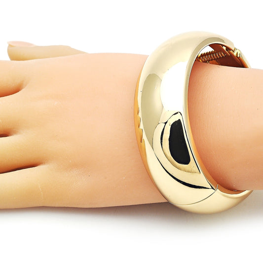 Oro Laminado Individual Bangle, Gold Filled Style Polished, Golden Finish