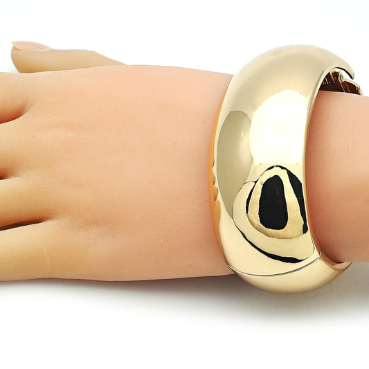Oro Laminado Individual Bangle, Gold Filled Style Polished, Golden Finish