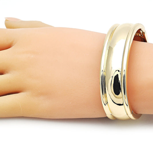 Oro Laminado Individual Bangle, Gold Filled Style Polished, Golden Finish