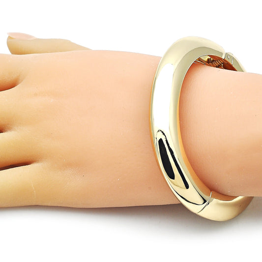 Oro Laminado Individual Bangle, Gold Filled Style Polished, Golden Finish