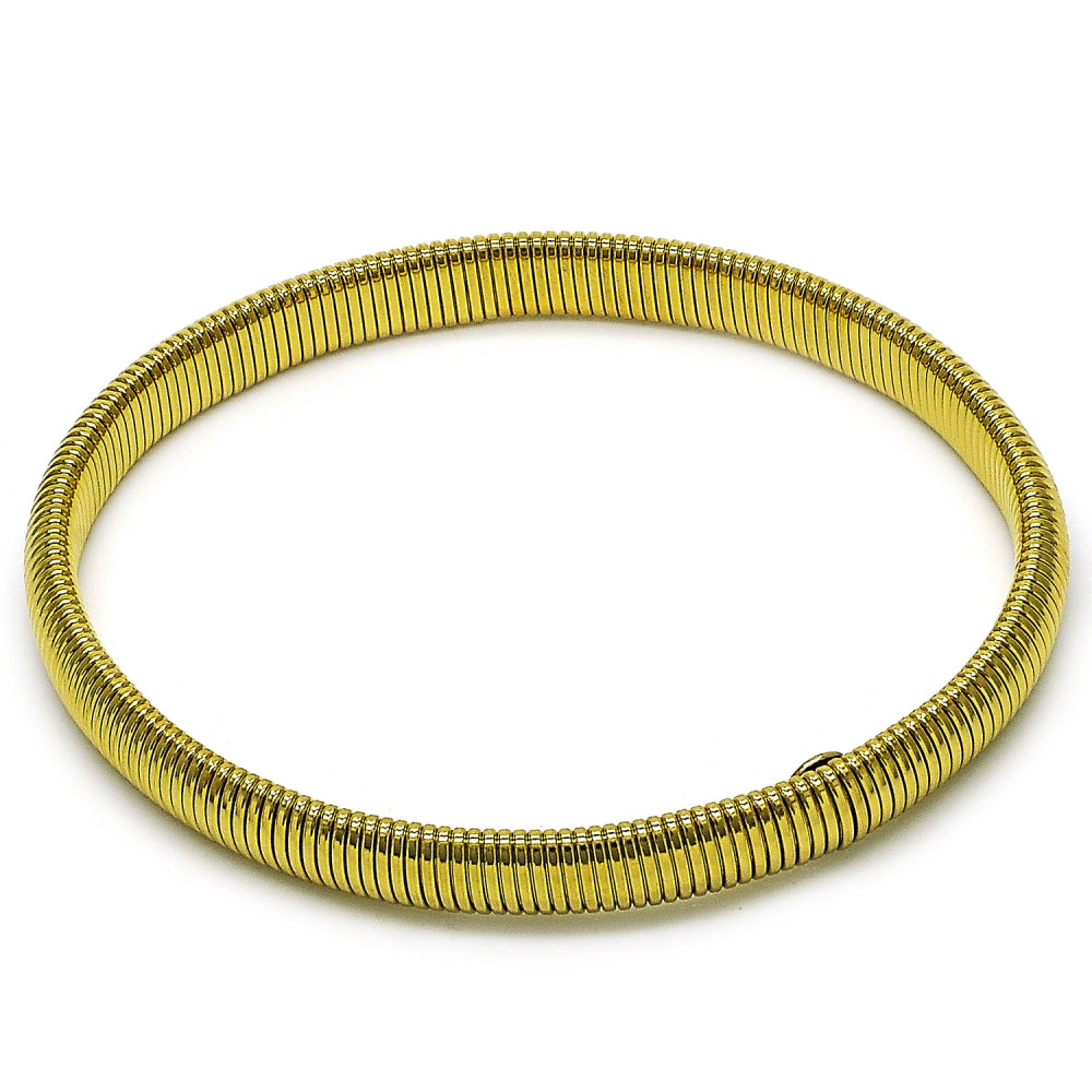 Oro Laminado Fancy Bracelet, Gold Filled Style Polished, Golden Finish