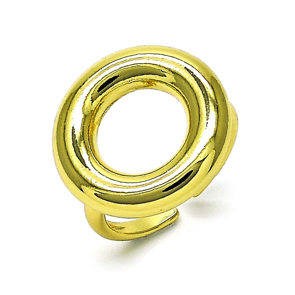 Oro Laminado Elegant Ring, Gold Filled Style Polished, Golden Finish