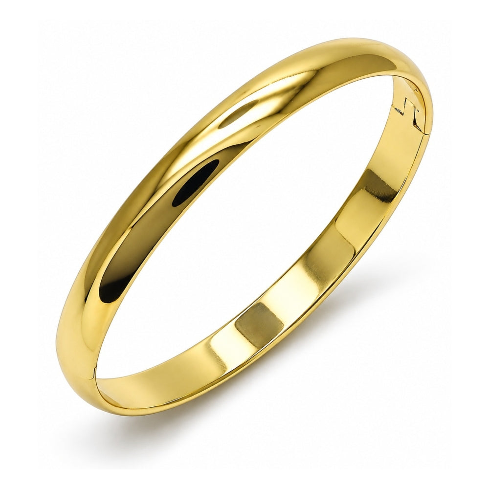 Oro Laminado Individual Bangle, Gold Filled Style Polished, Golden Finish