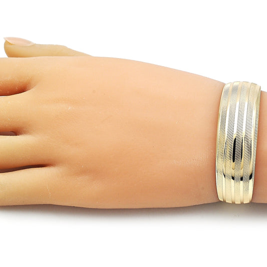 Oro Laminado Individual Bangle, Gold Filled Style Polished, Golden Finish