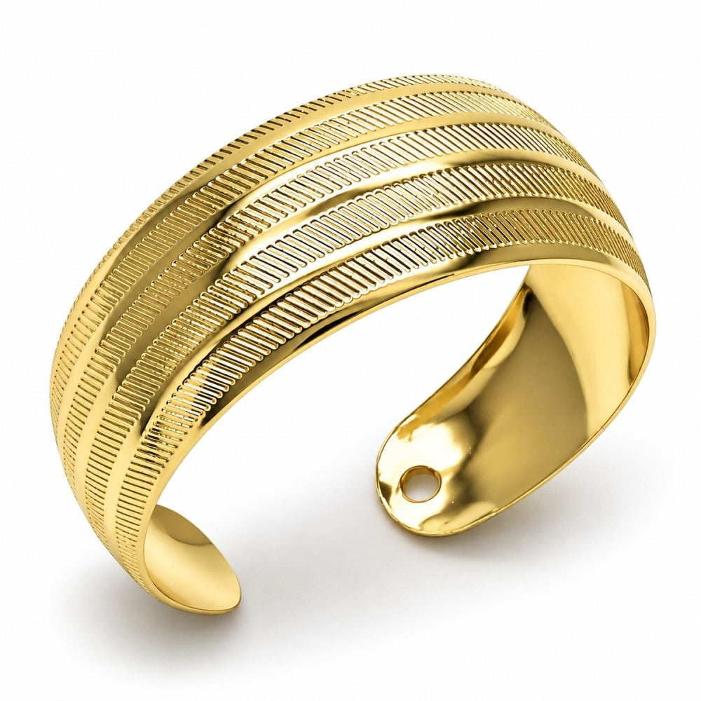 Oro Laminado Individual Bangle, Gold Filled Style Polished, Golden Finish