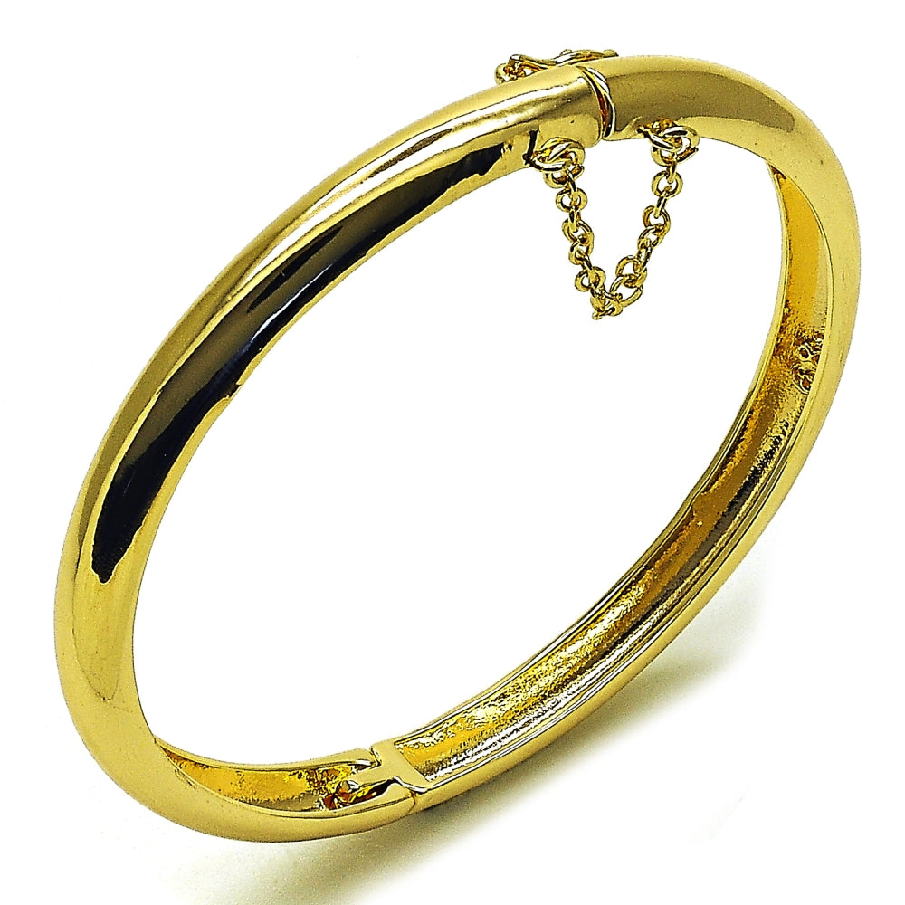 Oro Laminado Individual Bangle, Gold Filled Style Polished, Golden Finish