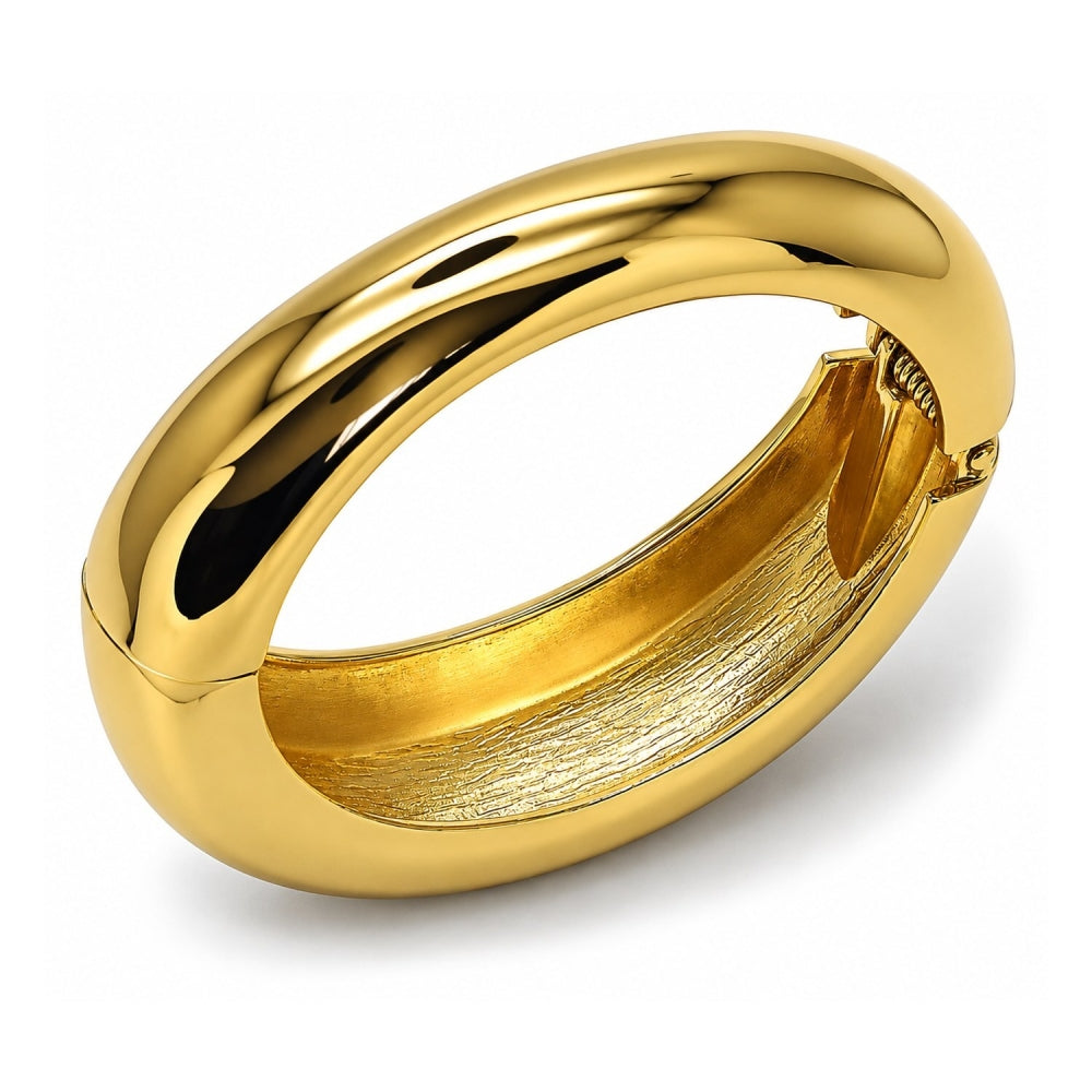 Oro Laminado Individual Bangle, Gold Filled Style Polished, Golden Finish