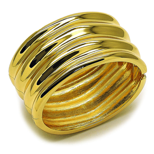 Oro Laminado Individual Bangle, Gold Filled Style Polished, Golden Finish