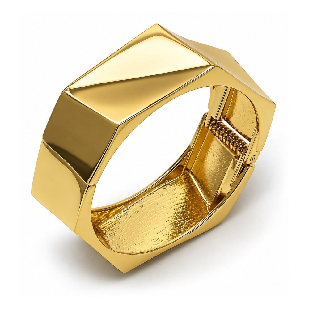 Oro Laminado Individual Bangle, Gold Filled Style Polished, Golden Finish