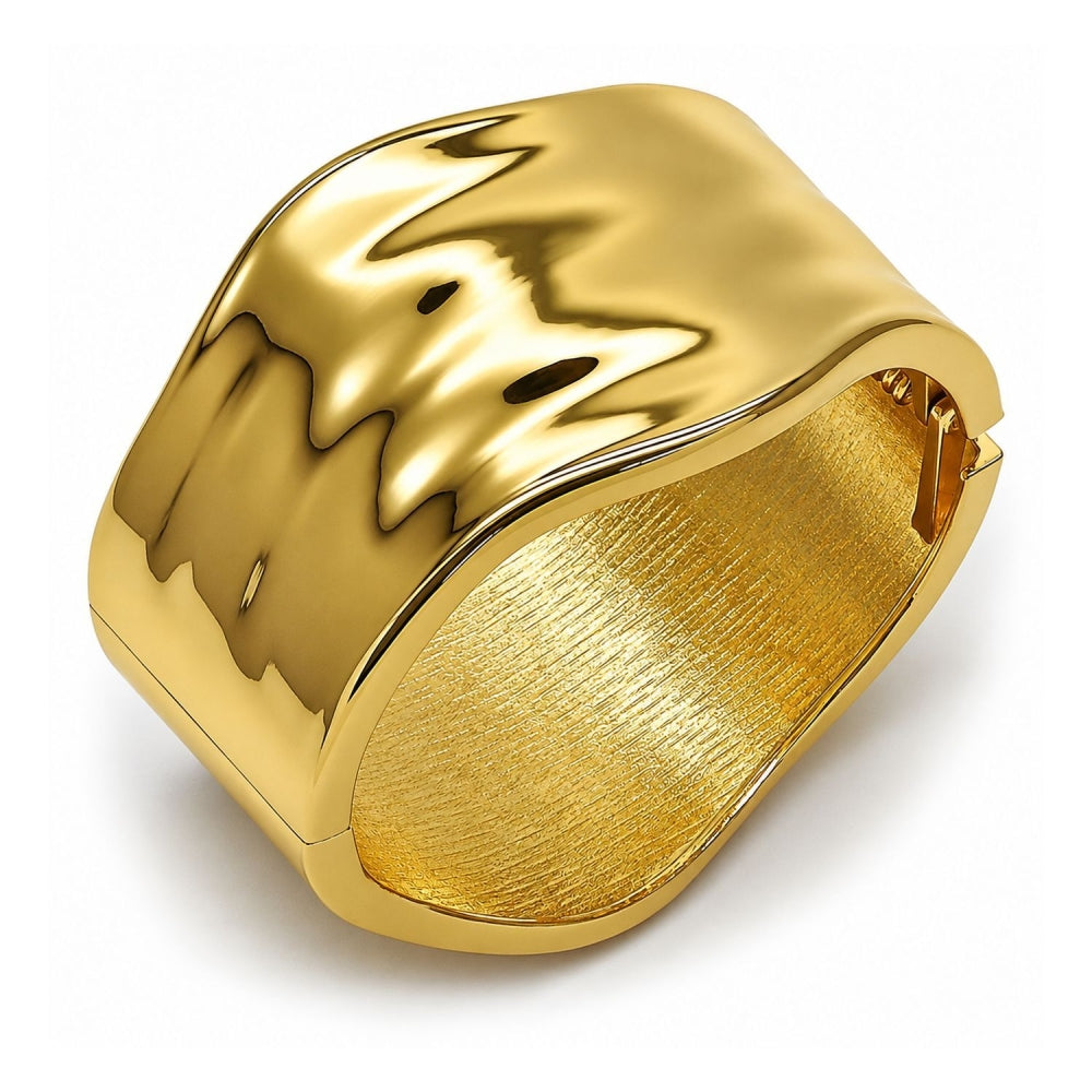 Oro Laminado Individual Bangle, Gold Filled Style Polished, Golden Finish