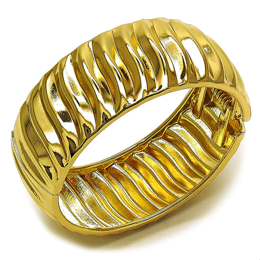 Oro Laminado Individual Bangle, Gold Filled Style Polished, Golden Finish