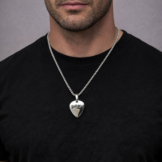 Stainless Steel Pendant Necklace, Heart Design, Polished, Steel Finish