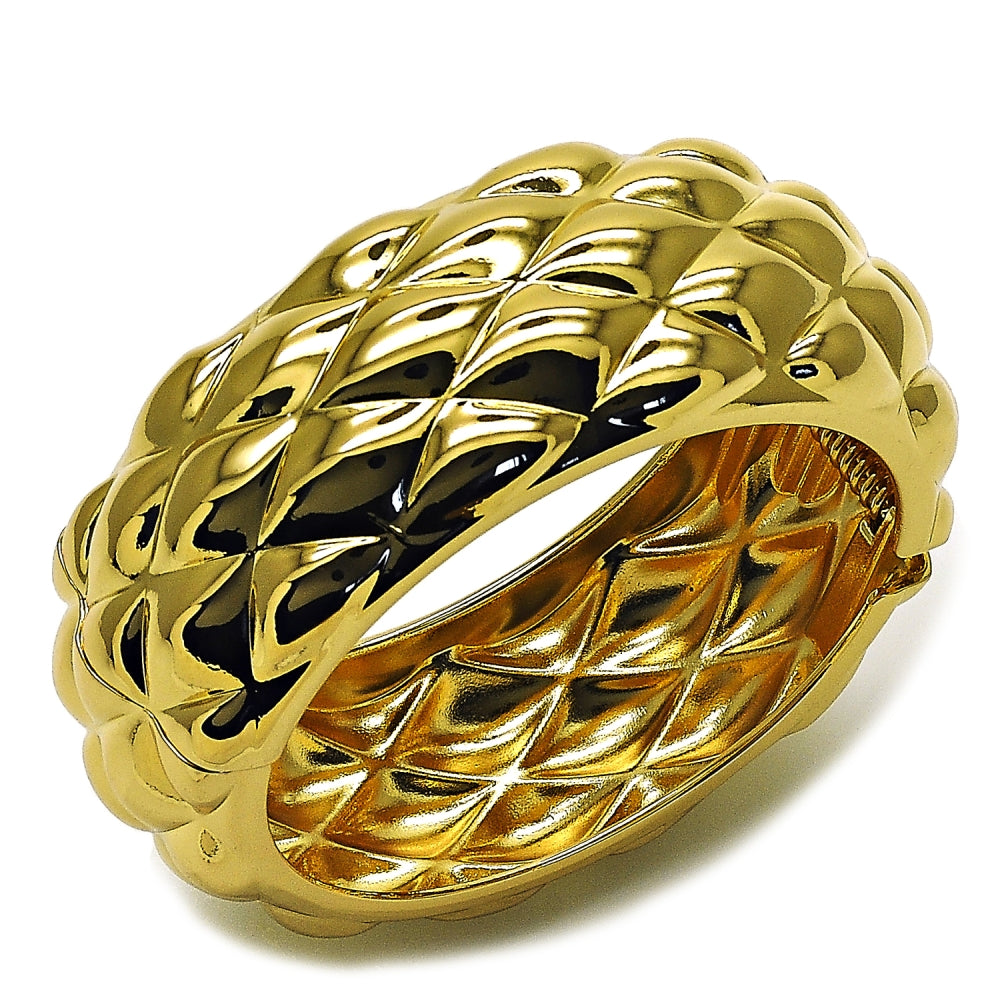 Oro Laminado Individual Bangle, Gold Filled Style Polished, Golden Finish