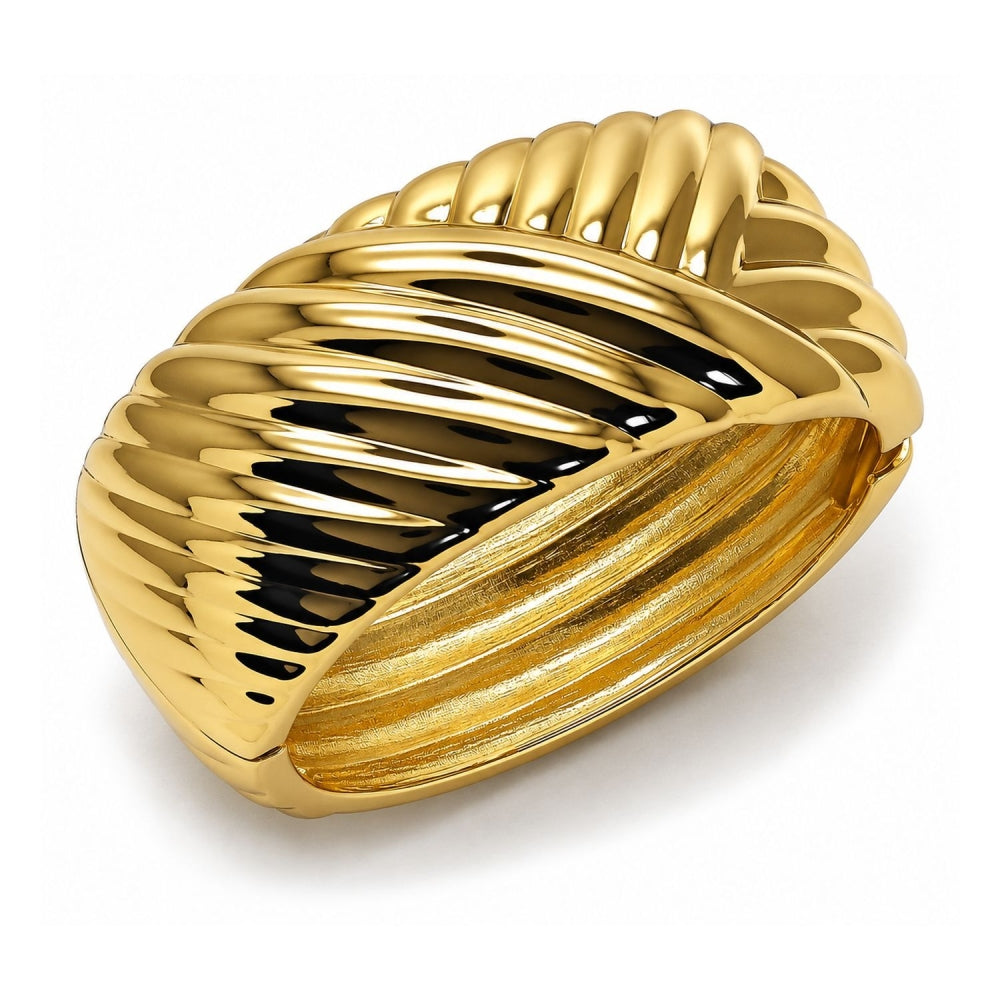Oro Laminado Individual Bangle, Gold Filled Style Polished, Golden Finish