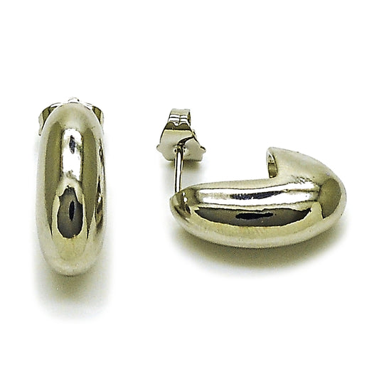Rhodium Gold Filled Stud Earring, Polished, Rhodium Finish