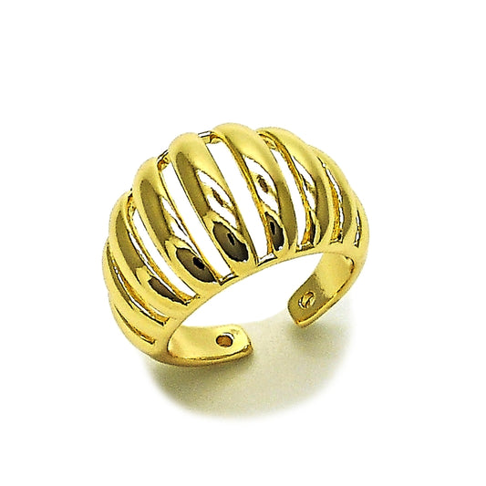 Oro Laminado Elegant Ring, Gold Filled Style Polished, Golden Finish
