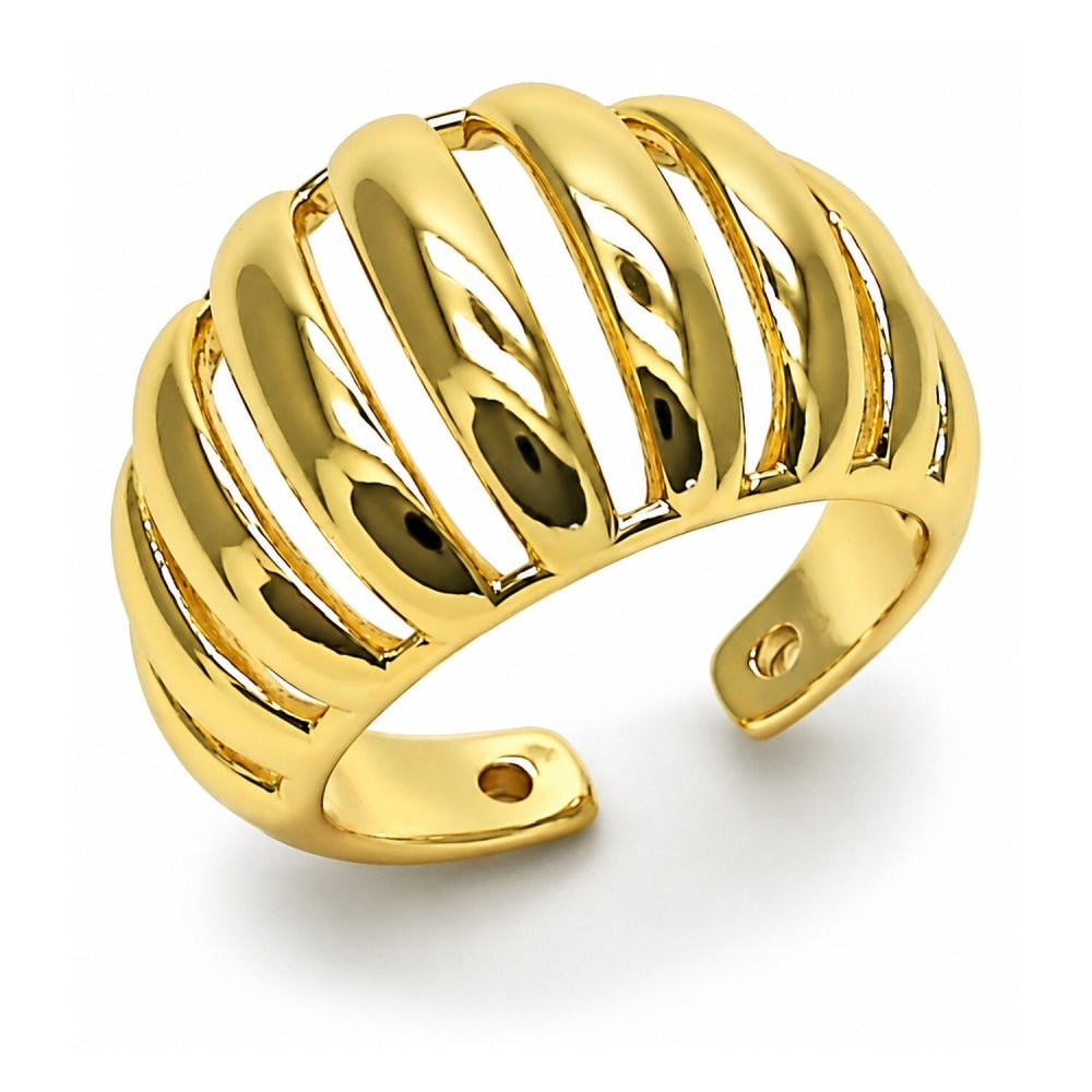Oro Laminado Elegant Ring, Gold Filled Style Polished, Golden Finish