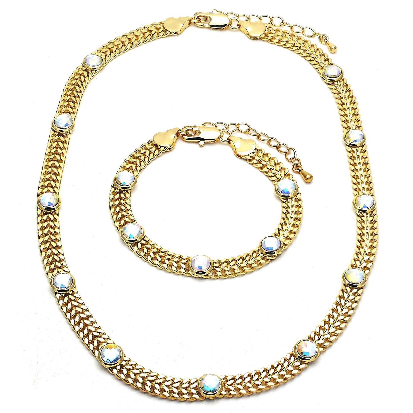 Gold Diamond Tennis Necklace, Tennis Bracelet - Gold Filled Necklace,Statement, Wedding, XOXO HUGS & KISSES Necklace, Wedding, Gift For Her