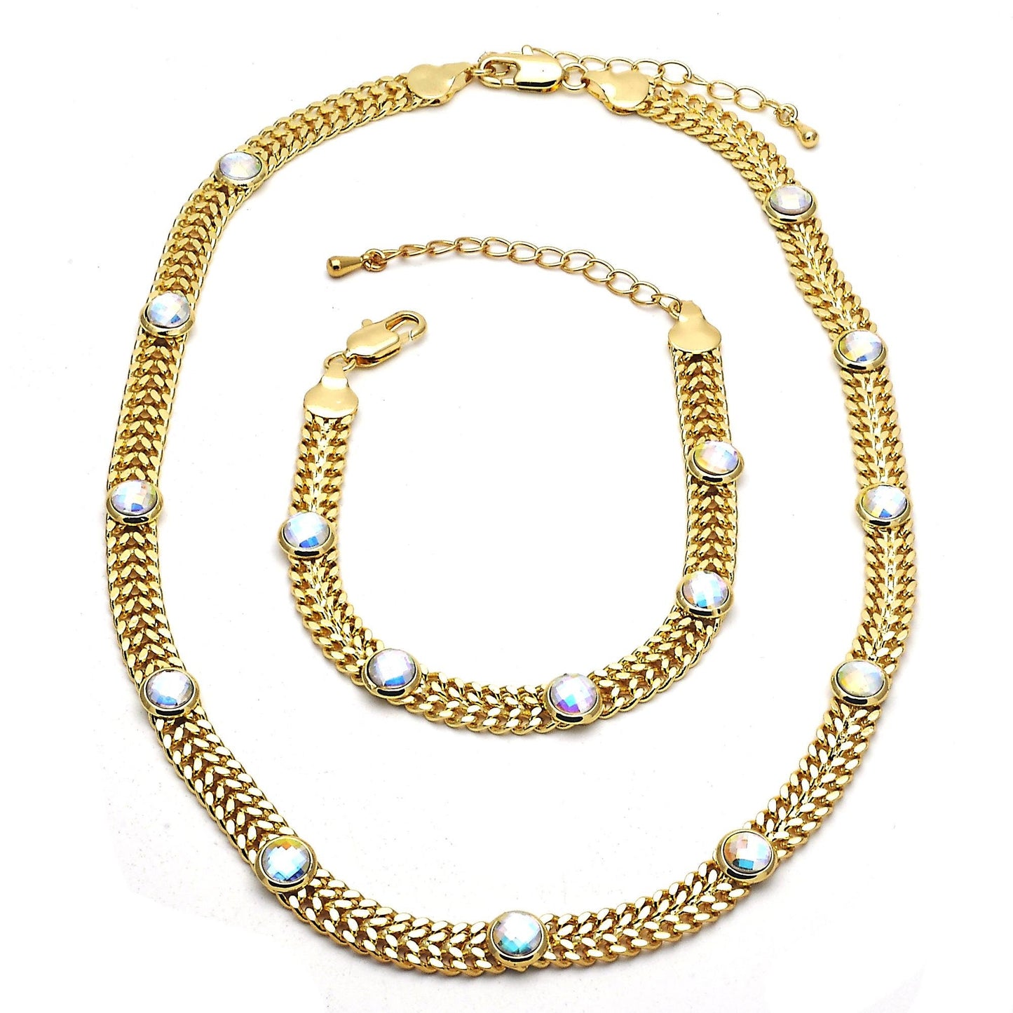 Gold Diamond Tennis Necklace, Tennis Bracelet - Gold Filled Necklace,Statement, Wedding, XOXO HUGS & KISSES Necklace, Wedding, Gift For Her