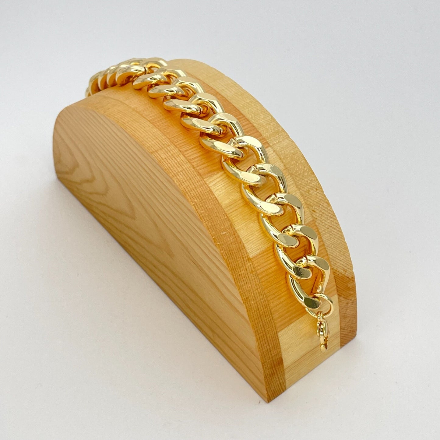 Handmade 8.5 MM Miami Cuban Gold Bracelet Gold Filled Thick Bracelet Gift Her - Excellent gift for Best Friend 14K Gold Finish