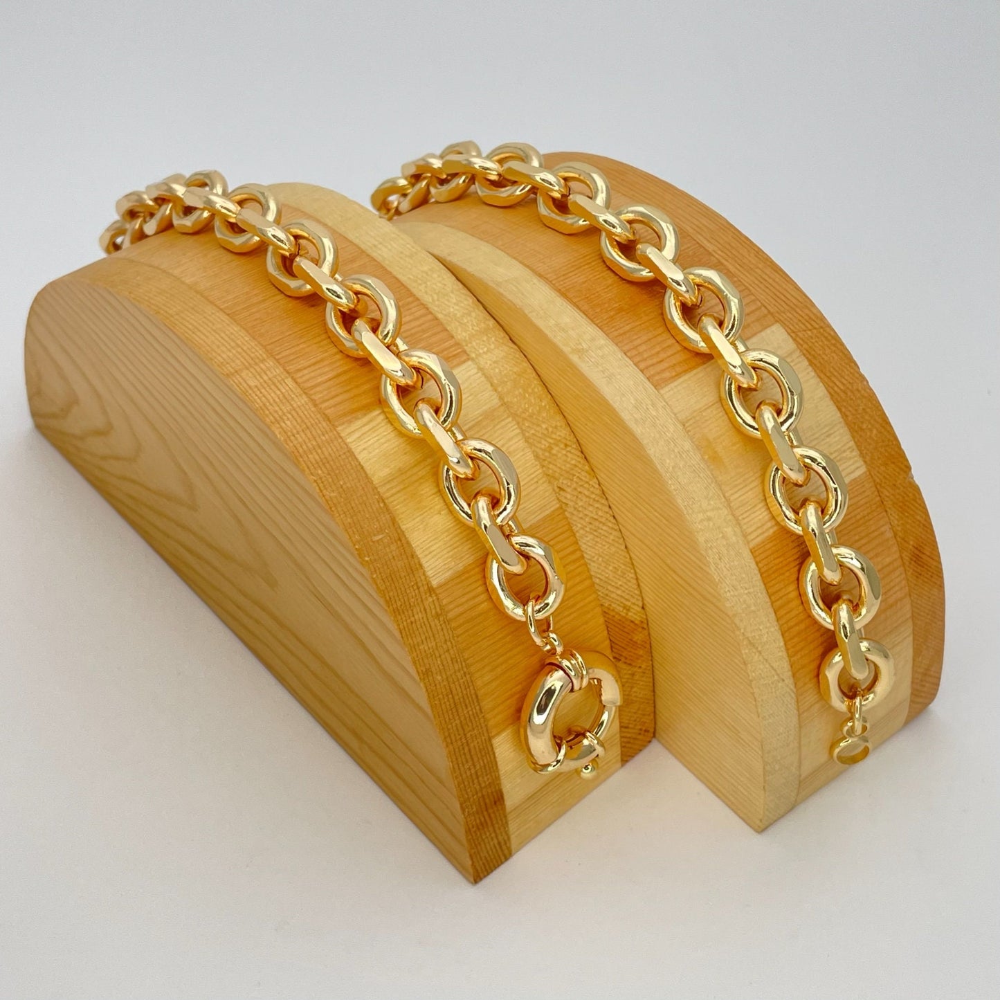 Handmade 8.0 MM Transversal Miami Cuban Gold Bracelet Gold Filled Thick Bracelet Gift Her - Excellent gift for Best Friend 14K Gold Finish