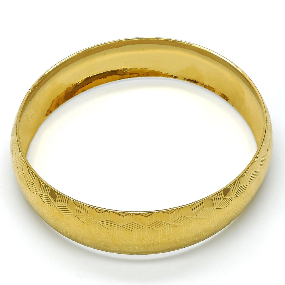 Oro Laminado Individual Bangle, Gold Filled Style Polished, Golden Finish