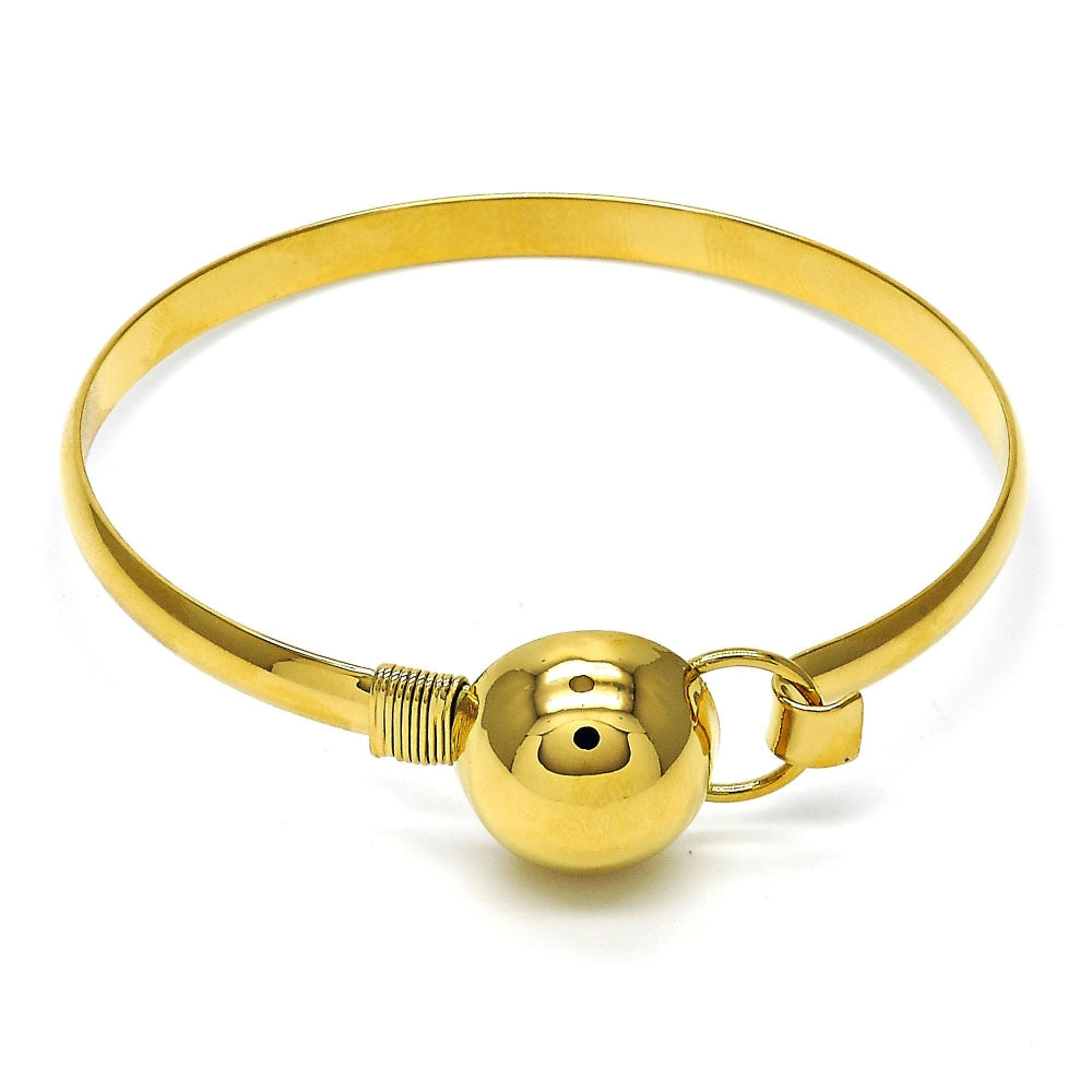 Oro Laminado Individual Bangle, Gold Filled Style Polished, Golden Finish