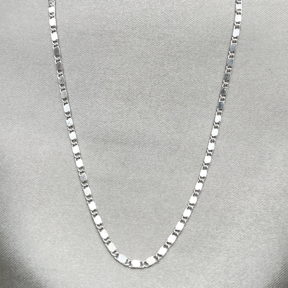 Rhodium Gold Filled Basic Necklace, Polished, Rhodium Finish