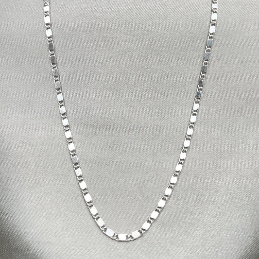 Rhodium Gold Filled Basic Necklace, Polished, Rhodium Finish