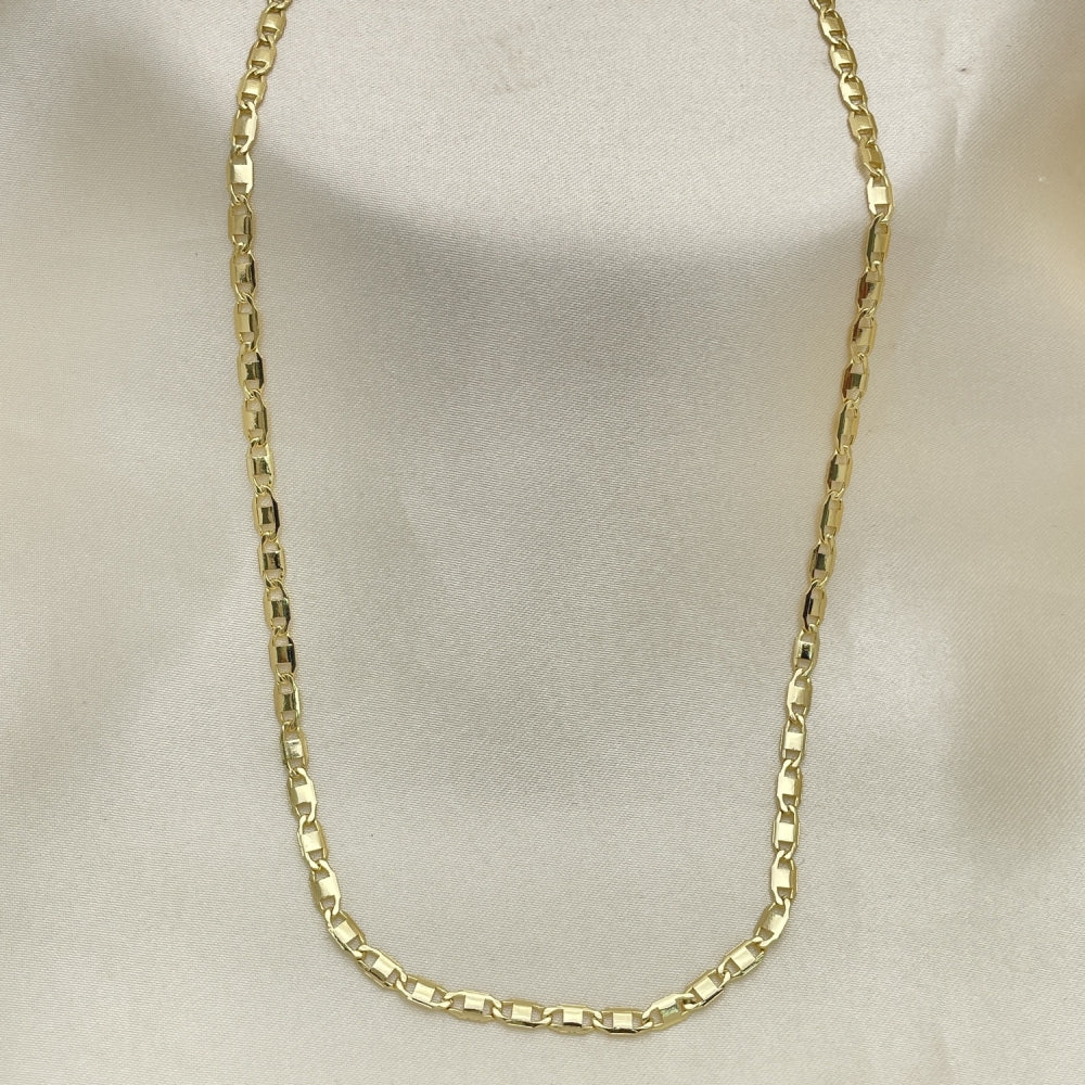 Oro Laminado Basic Necklace, Gold Filled Style Polished, Golden Finish