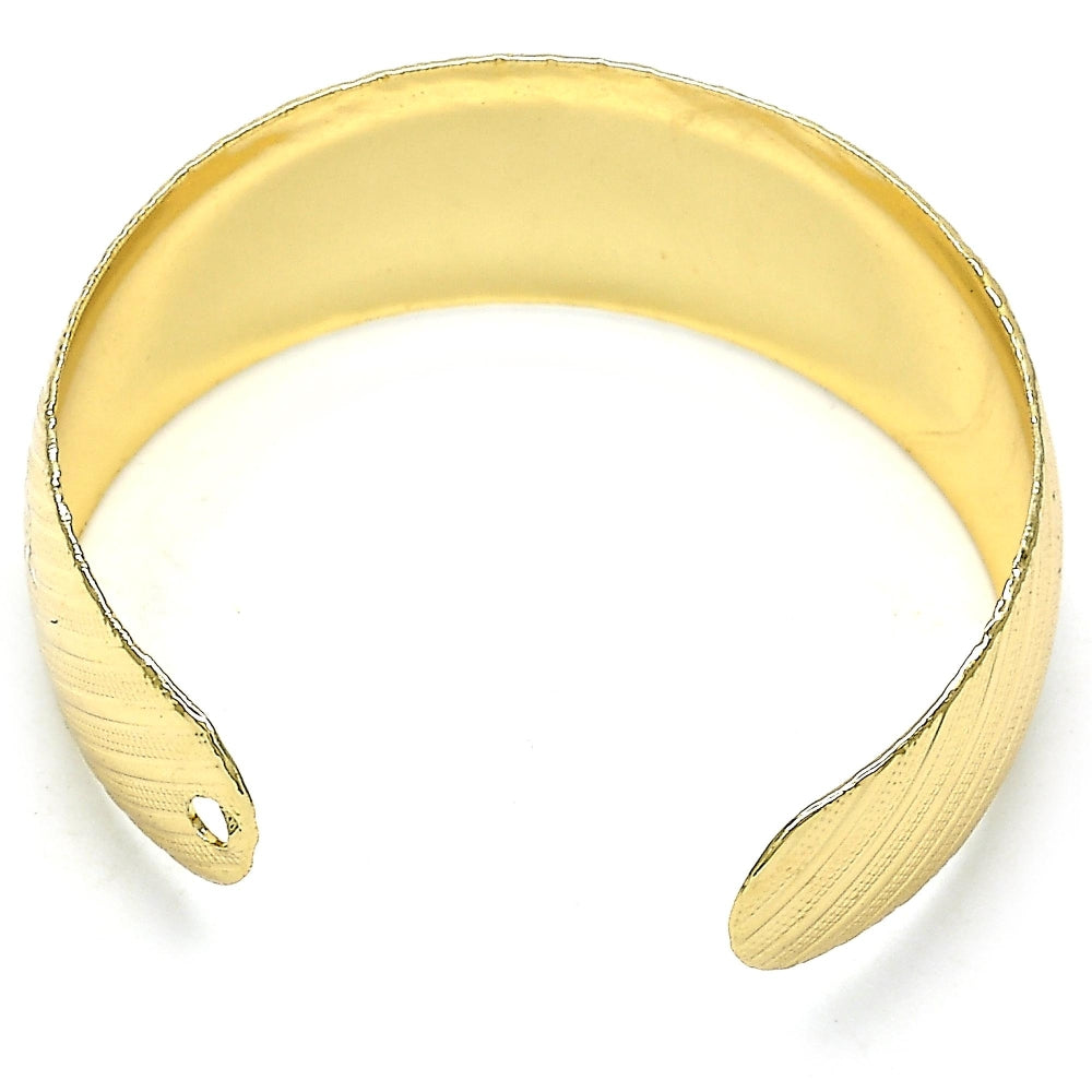 Oro Laminado Individual Bangle, Gold Filled Style Polished, Golden Finish
