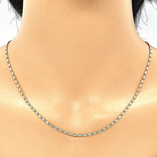 Oro Laminado Basic Necklace, Gold Filled Style Polished, Golden Finish