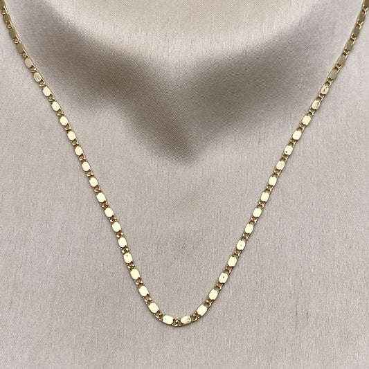 Oro Laminado Basic Necklace, Gold Filled Style Polished, Golden Finish