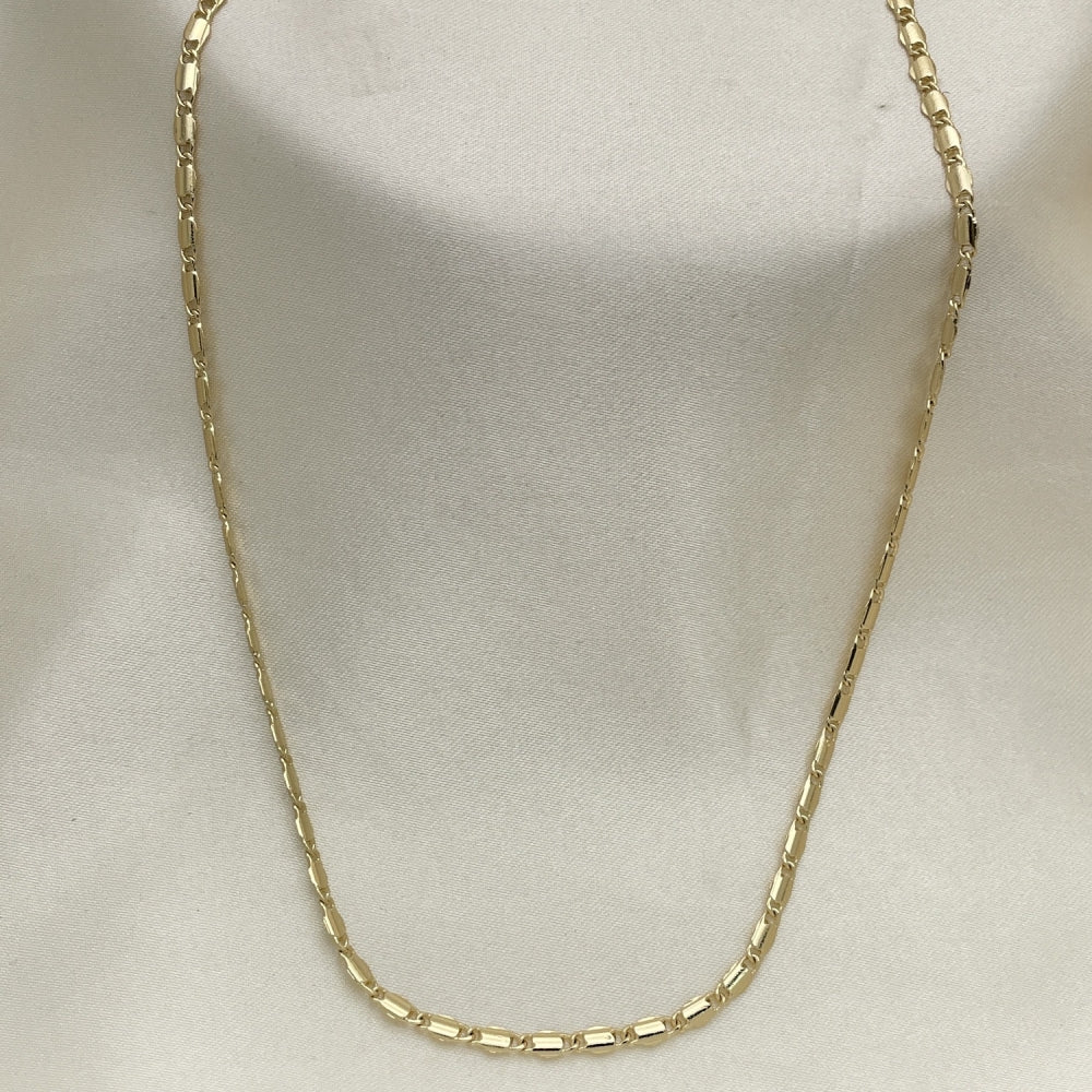 Oro Laminado Basic Necklace, Gold Filled Style Polished, Golden Finish