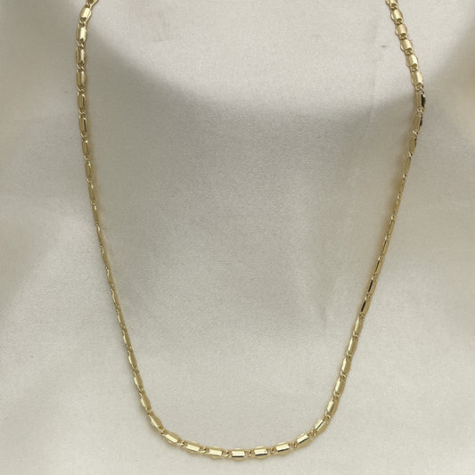 Oro Laminado Basic Necklace, Gold Filled Style Polished, Golden Finish
