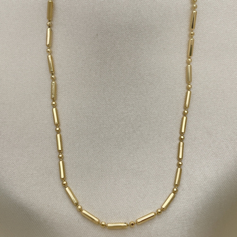 Oro Laminado Basic Necklace, Gold Filled Style Polished, Golden Finish
