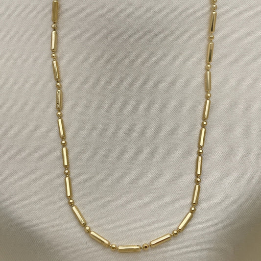 Oro Laminado Basic Necklace, Gold Filled Style Polished, Golden Finish