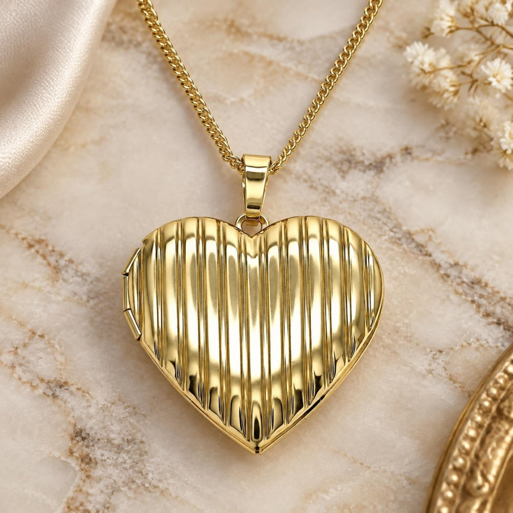 Oro Laminado Pendant Necklace, Gold Filled Style Polished, Golden Finish