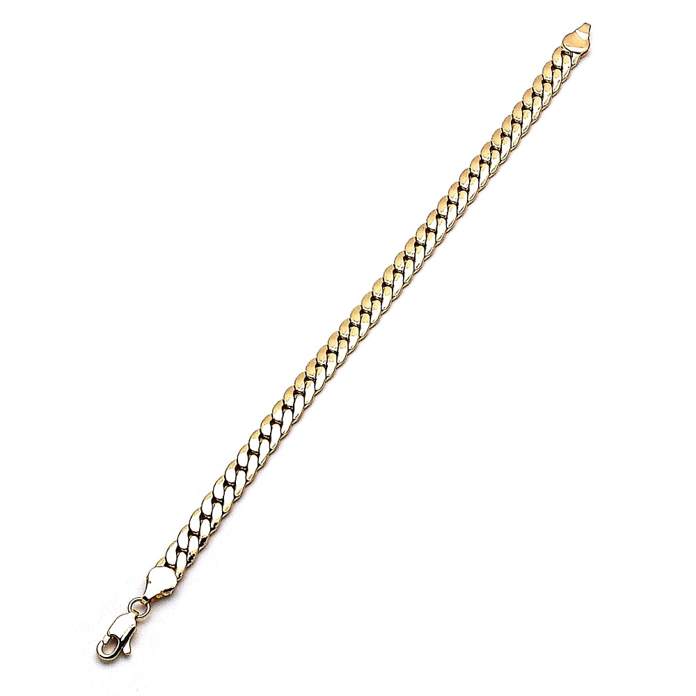Oro Laminado Basic Bracelet, Gold Filled Style Polished, Golden Finish